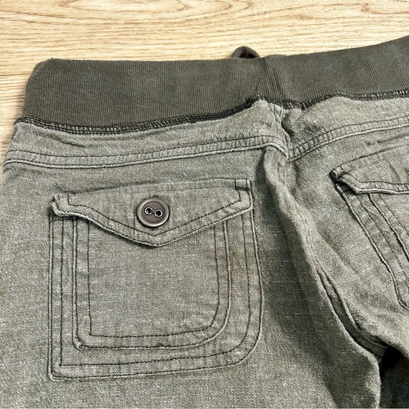 BeBop Olive Green Drawstring Bermuda Shorts | Size 1 | - Picture 9 of 9